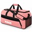 HAEGS Spor Seyahat Çantası Duffle Bag Taşıma Çantası Su Geçirmez Dayanıklı Erkek Kadın için Büyük Boy Spor Çantası Sports Kamp Malzemeleri Taşıma Saklama için 65Lt - Pembe