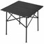 Haegs Güçlendirilmiş Alüminyum Katlanır Kamp Masası Katlanabilir Outdoor Masa Piknik Masası Menteşeli Sistem Dayanıklı Sağlam Gövdeli Kamp Masası Taşınabilir Hafif 3-4 Kişilik 70x70x60cm Siyah