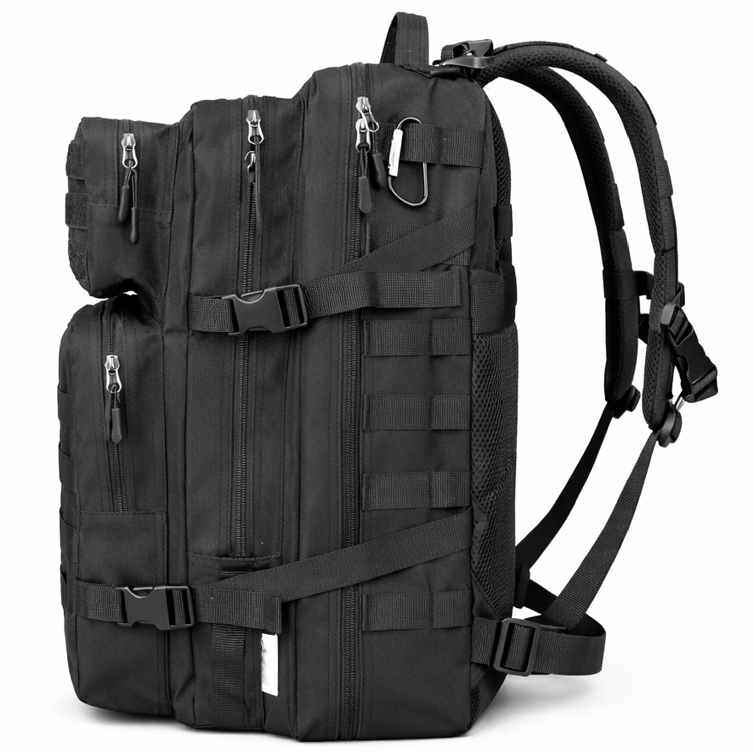 HAEGS Askeri Taktik Sırt Çantası Ordu Derecesinde Sağlam Ağır Hizmet Taktik Çanta 3 Günlük Acil Durum Hücum Çantası Kampçılık Dağcılık Trekking Seyahat Sırt Çantası- 45L - Kamuflaj 7