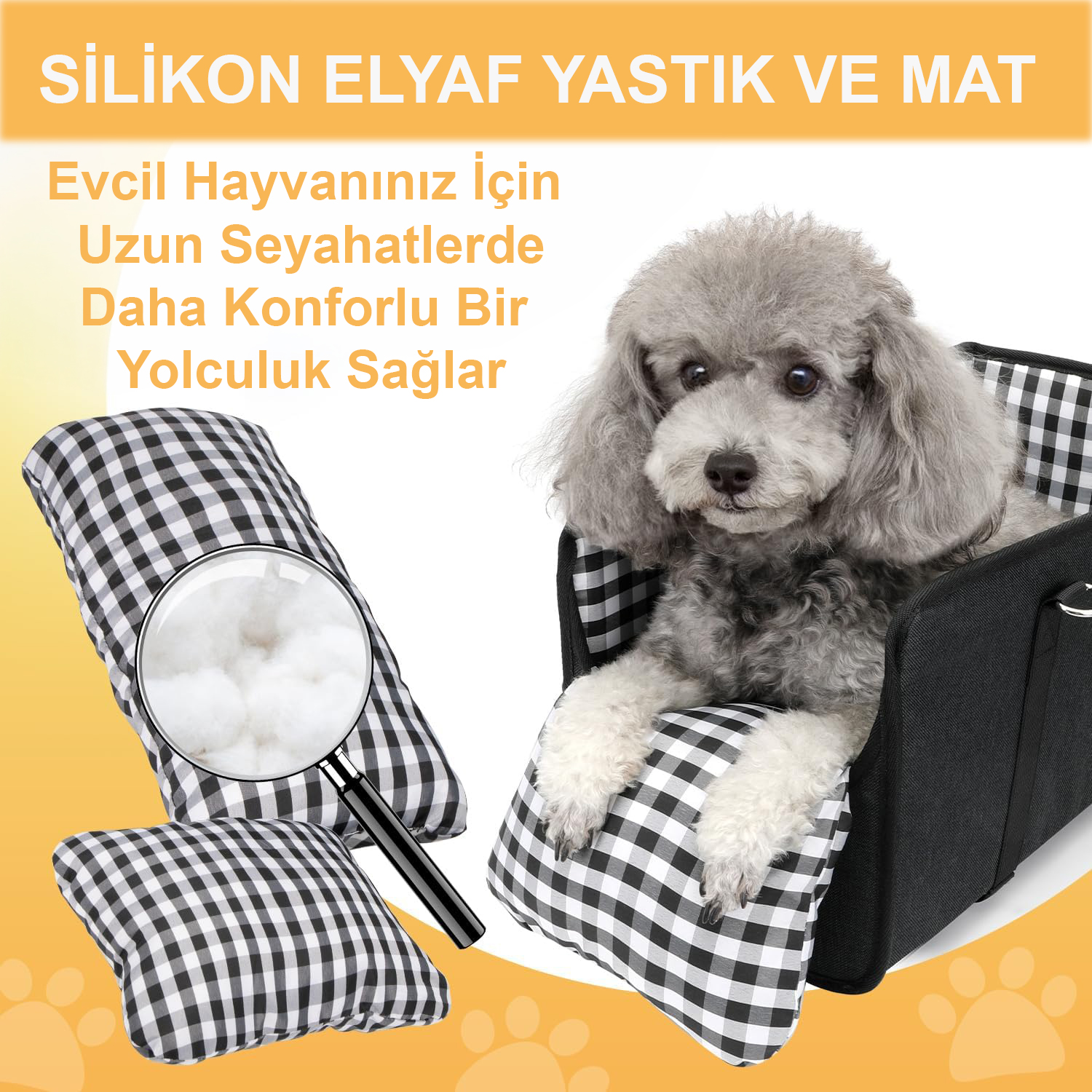 Haegs Araç Konsol Üstü Köpek Koltuğu - Köpek Taşıma Çantası Küçük Köpekler İçin Taşınabilir Köpek Yatağı Kol Dayama Yeri Olan Yumuşak Minderli Evcil Hayvan Araba Koltuğu Siyah - Kırmızı 5