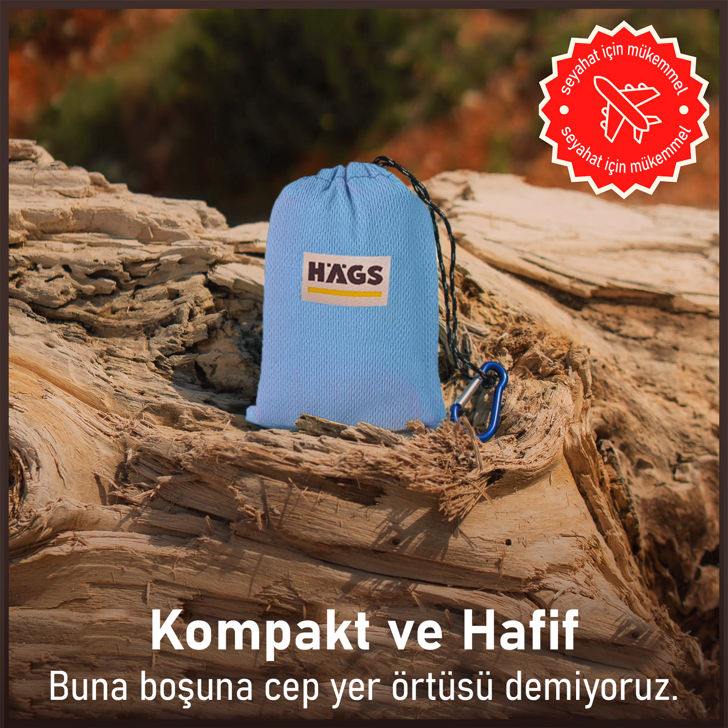 Haegs Cep Yer Örtüsü Piknik örtüsü Kamp Matı Plaj Yer Örtüsü Su Geçirmez Kum Tutmaz Hızlı Kurur Hafif Katlanabilir İnce Zemin Örtüsü Outdoor Açık Hava Kamp Yürüyüş Seyahat için - El Askılı - 150-150cm - Pembe 4