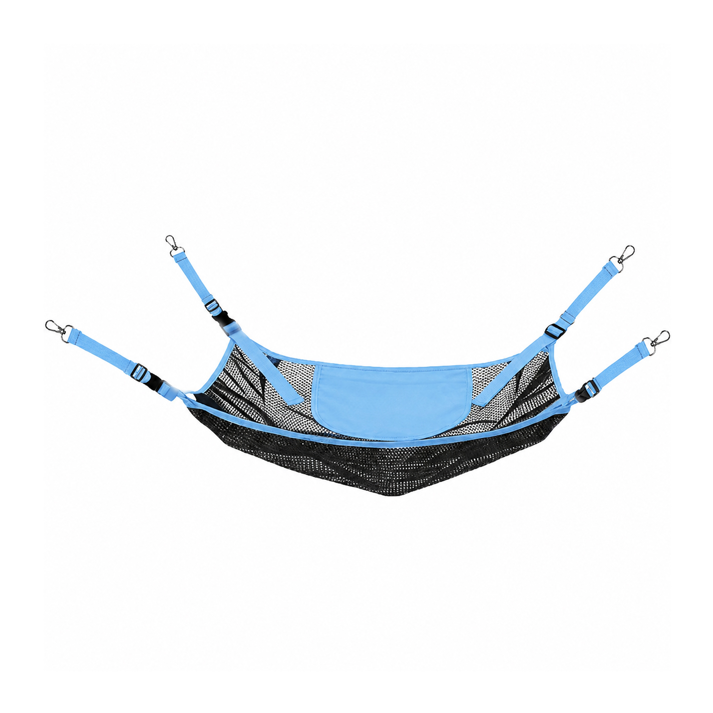 Haegs Masa Altı Saklama Filesi Kamp Piknik Outdoor için Masa Altı Kamp Malzemeleri Eşya Depolama Düzenleyici Organizer Kese Hurç File - S- 35x35 cm - Mavi
