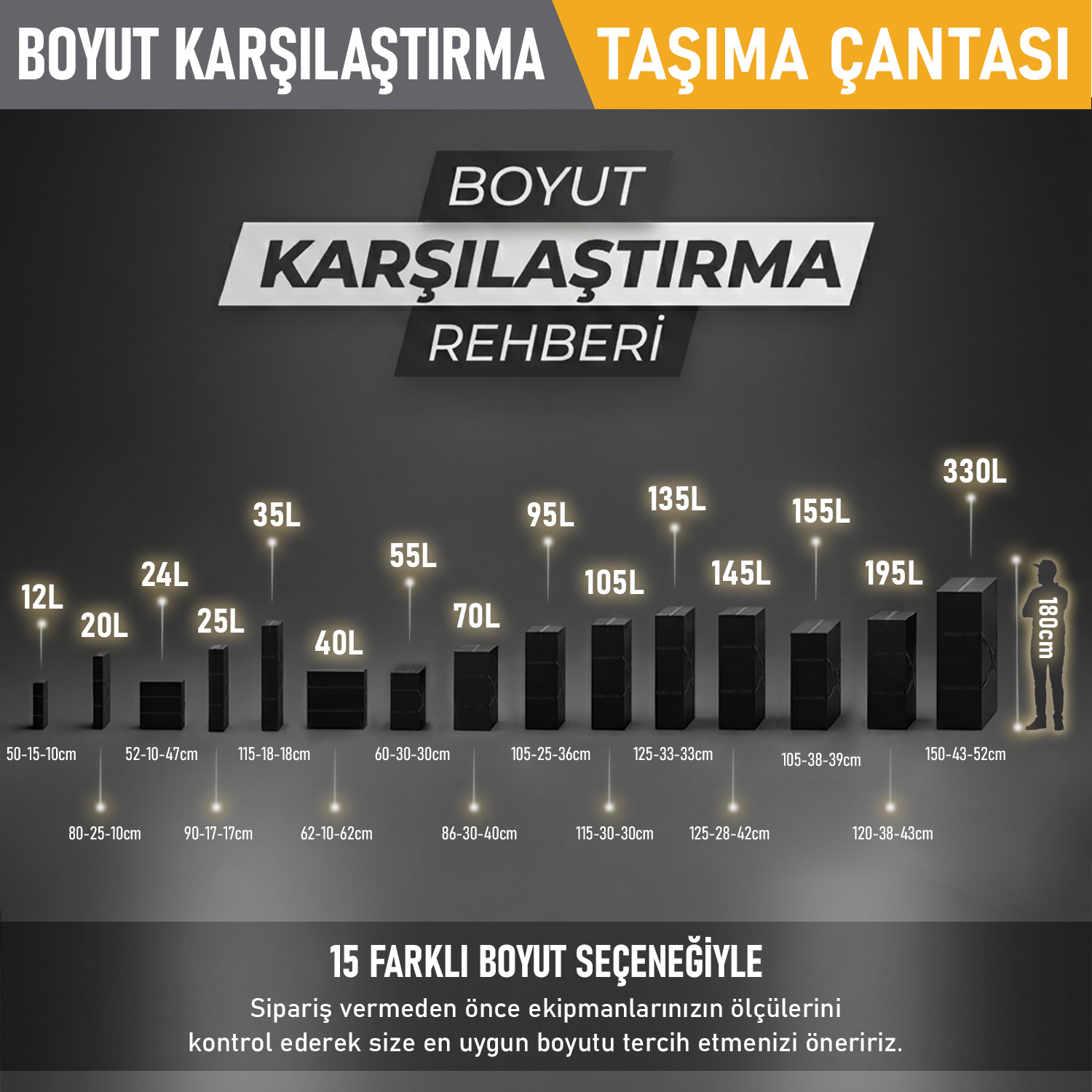 Haegs Taşıma Çantası İnce Yassı Çok Amaçlı Kamp Masası Çantası Fermuarlı Dayanıklı Saklama Çantası 40L 62 x 10 x 62 cm Siyah 5