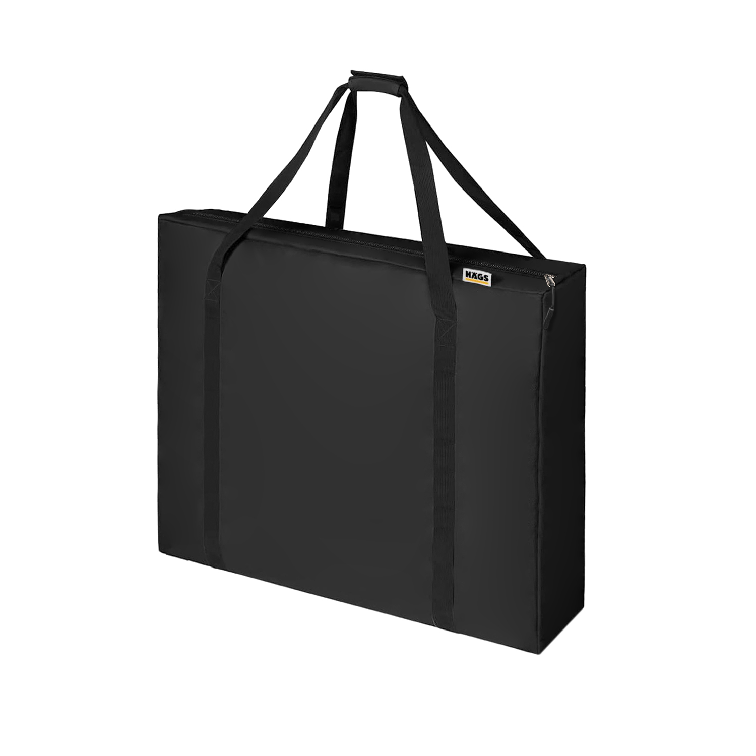 Haegs Taşıma Çantası İnce Yassı Çok Amaçlı Kamp Masası Çantası Fermuarlı Dayanıklı Saklama Çantası 24L 52 x 10 x 47 cm Siyah 1