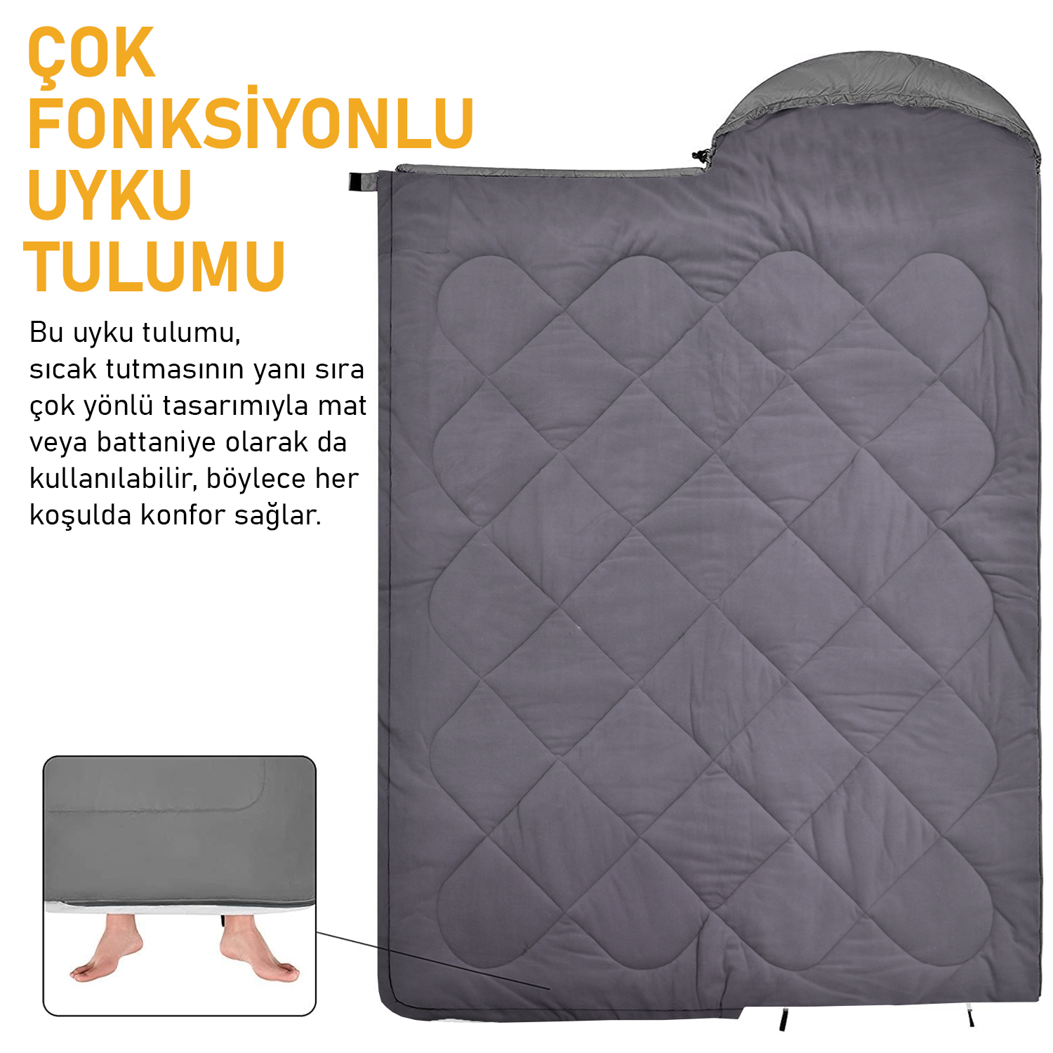 Haegs Uyku Tulumu Polar Battaniye Kamp Uyku Tulumu Outdoor Dış Mekan 3 - 4 Mevsim Yazlık Uyku Tulumu - Kış Uyku Tulumu Ultra Hafif Sıcak ve Kompakt - Polar -Kırmızı 4