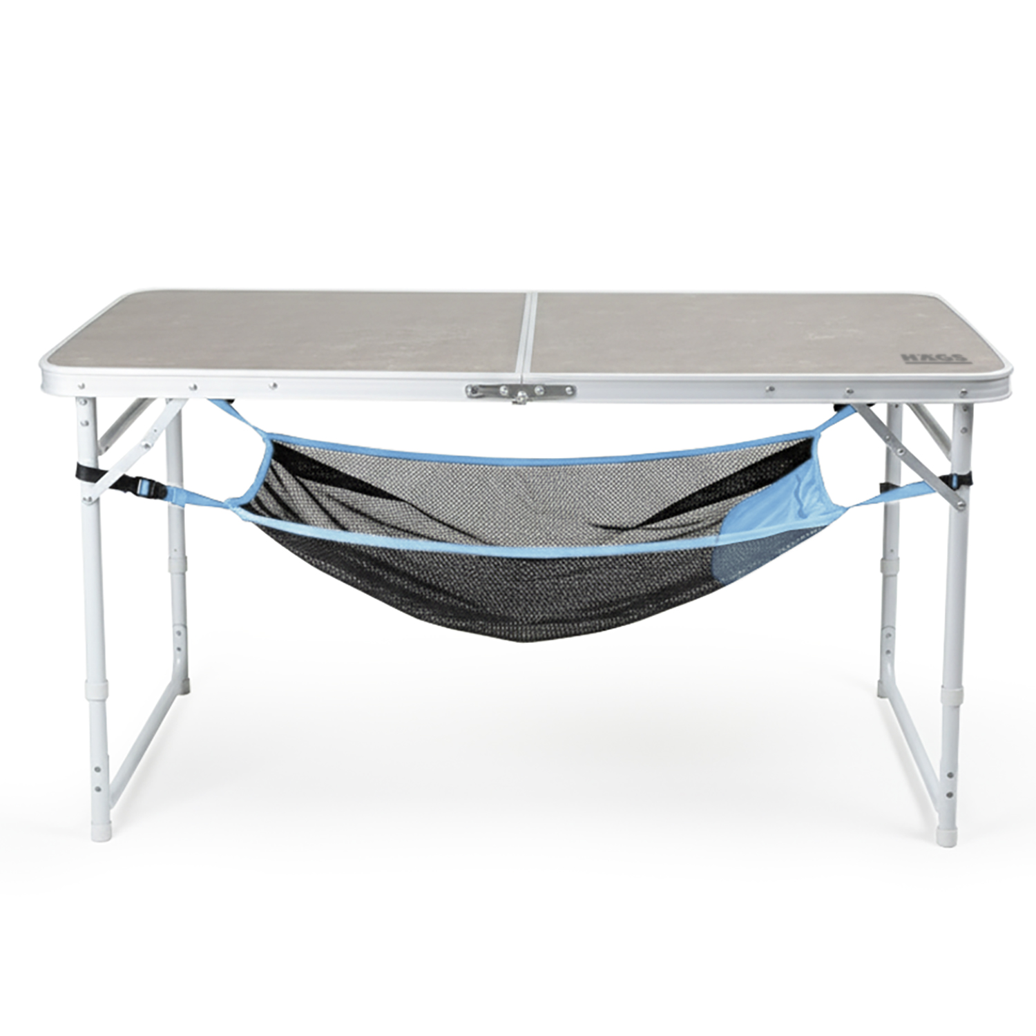 Masa Altı Saklama Filesi Kamp Piknik Outdoor için Masa Altı Kamp Malzemeleri Eşya Depolama Düzenleyici Organizer Kese Hurç File - XL - 80x40 cm - Mavi